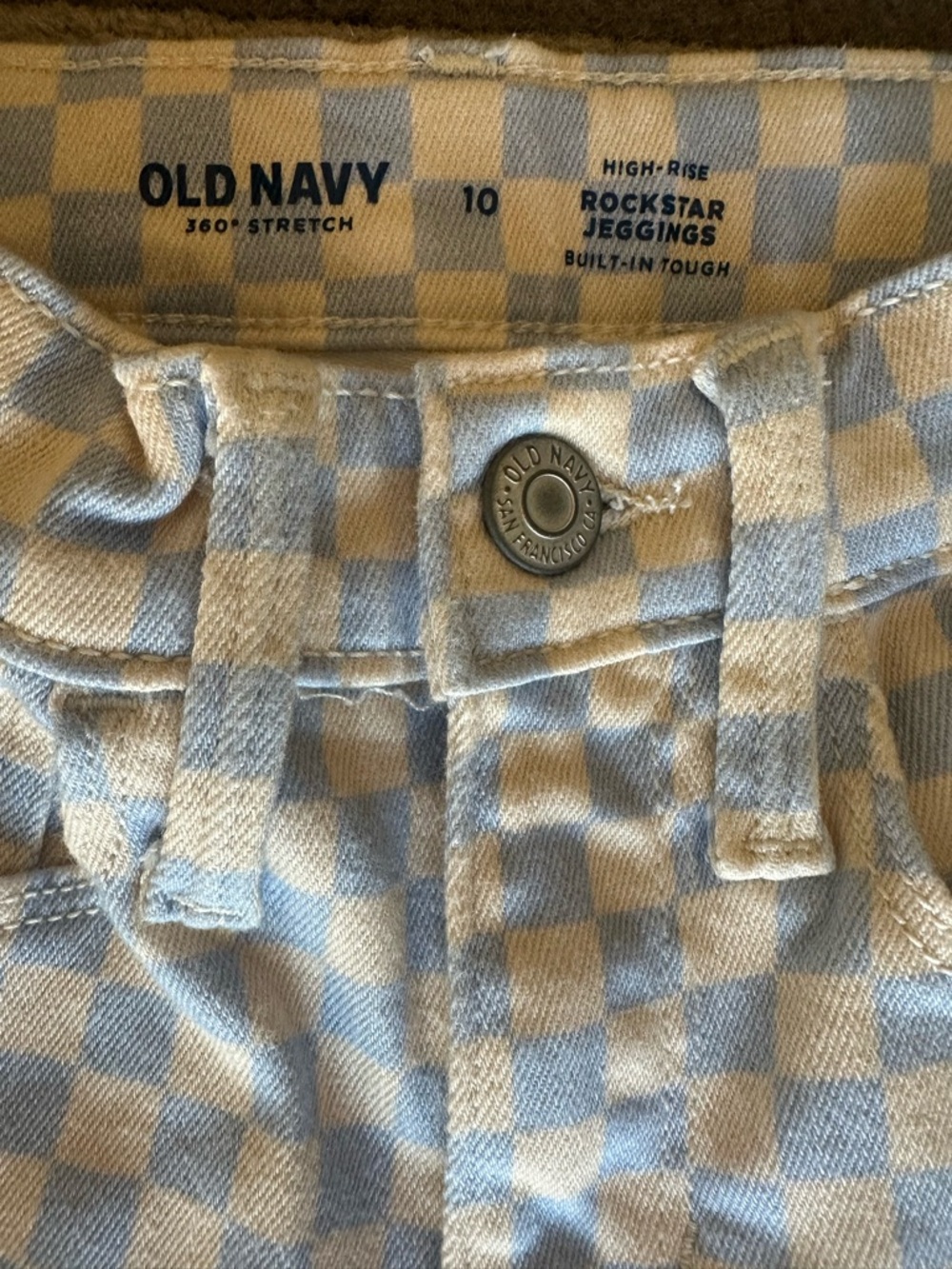 Old Navy Printed High-Waisted Rockstar 360 Stretch Jeggings - Picture 5 of 6